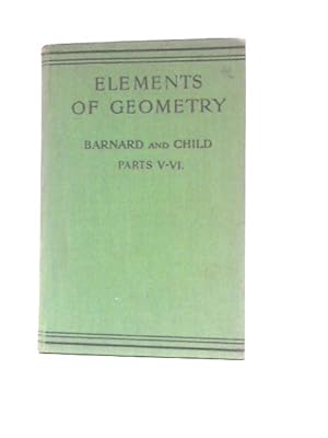 Bild des Verkufers fr Elements of Geometry, Parts V.-VI zum Verkauf von World of Rare Books