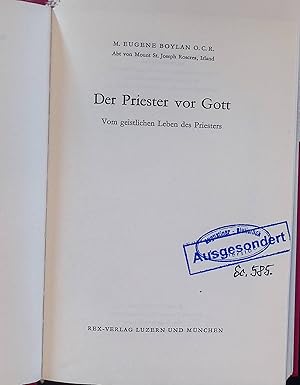 Immagine del venditore per Der Priester vor Gott. Vom geistlichen Leben des Priesters; venduto da books4less (Versandantiquariat Petra Gros GmbH & Co. KG)