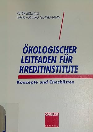 Ökologischer Leitfaden für Kreditinstitute.