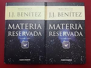 Materia reservada (2 tomos)