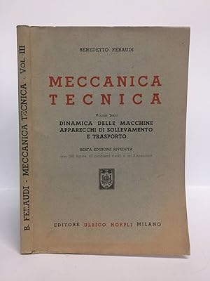 Meccanica tecnica vol. III