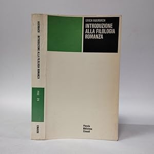 Introduzione alla filologia romanza