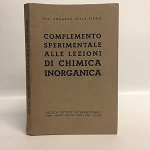 Complemento sperimentale alle lezioni di chimica inorganica