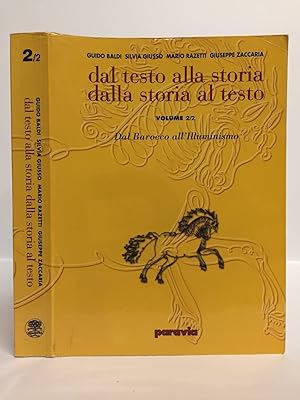 Immagine del venditore per Dal testo alla storia della storia al testo. Dar Barocco all'Illuminismo. 2/2 venduto da Libreria Equilibri Torino