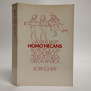 Homo necans. Antropologia del sacrificio cruento nella Grecia antica