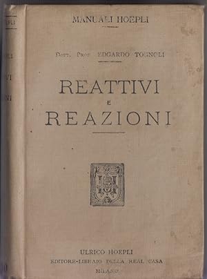 Reattivi e reazioni.