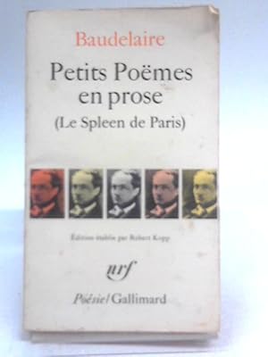 Seller image for Petits Poemes En Prose for sale by World of Rare Books