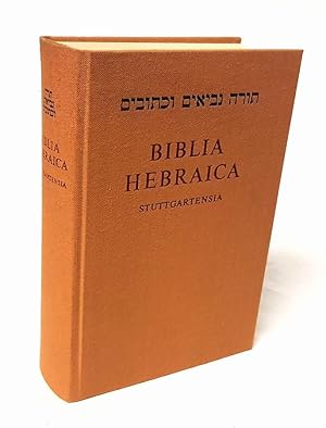 Immagine del venditore per Biblia Hebraica Stuttgartensia quae antea cooperantibus A. Alt, O. Eifeldt, P. Kahle ediderat R. Kittel. Editio fundituts renovata adjuvantibus H. Bartke, W. Baumgartner (.). Textum Masoreticum curavit H. P. Rger, Masoram elaboravit G. E. Weil. venduto da Antiquariat Dennis R. Plummer