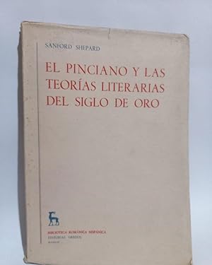 Imagen del vendedor de El Pinciano y las Teoras Literarias del Siglo de Oro a la venta por Libros de Ultramar Alicante