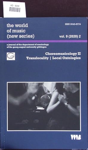 Seller image for Choreokusicology II. Translocality ? Local Ontologies. for sale by Antiquariat Bookfarm