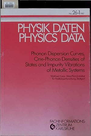 Phonon dispersion curves, one-phonon densities of states and impurity vibrations of metallic syst...
