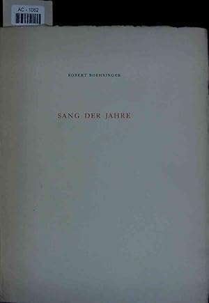 Seller image for Sang der Jahre. AC-1062 for sale by Antiquariat Bookfarm