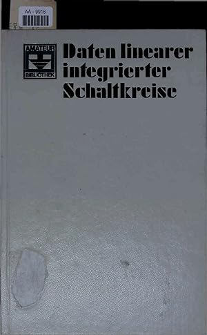 Image du vendeur pour Daten linearer integrierter Schaltkreise (I). mis en vente par Antiquariat Bookfarm