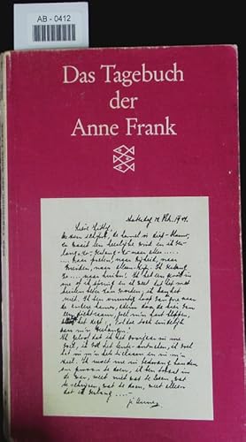 Immagine del venditore per Das Tagebuch der Anne Frank. 12. Juni 1942 - 1. August 1944. venduto da Antiquariat Bookfarm