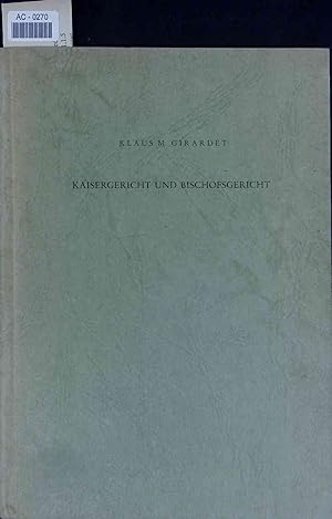 Imagen del vendedor de Kaisergericht und Bischofsgericht. AC-0270. Band 21 a la venta por Antiquariat Bookfarm