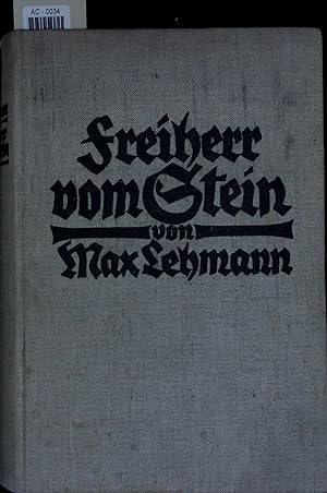 Seller image for Freiherr vom Stein. for sale by Antiquariat Bookfarm