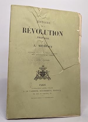 Seller image for Histoire de la rvolution franaise - tome cinquime for sale by crealivres