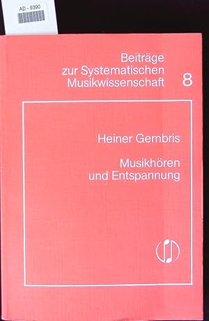 Seller image for Musikhren und Entspannung. for sale by Antiquariat Bookfarm