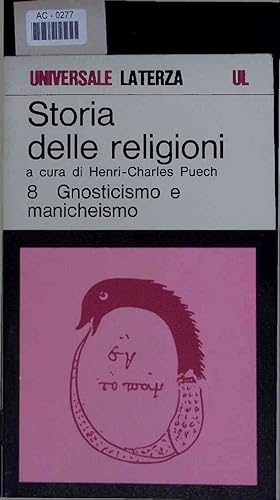 Bild des Verkufers fr Gnosticismo e manicheismo. AC-0277 zum Verkauf von Antiquariat Bookfarm