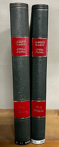 Seller image for Opera Omnia : Physica. Tomus IV. Pars I, Libri 1-4 et Pars II, Libri 5-8. Zwei Bnde. (= Sancti Doctoris Ecclesiae Alberti Magni. Ordinis Fratrum Praedicatorum). for sale by Antiquariat Bookfarm