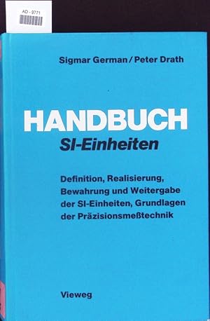 Bild des Verkufers fr Handbuch SI-Einheiten. zum Verkauf von Antiquariat Bookfarm