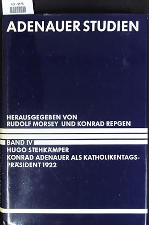 Imagen del vendedor de Konrad Adenauer als Katholikentagsprsident 1922. a la venta por Antiquariat Bookfarm