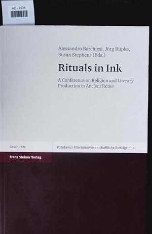 Bild des Verkufers fr Rituals in ink. zum Verkauf von Antiquariat Bookfarm