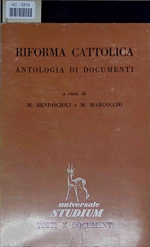 Immagine del venditore per Riforma cattolica. Antologia di documenti venduto da Antiquariat Bookfarm