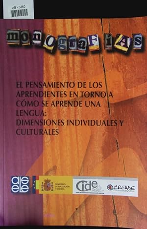 Seller image for El pensamiento de los aprendientes en torno a cmo se aprende una lengua. Dimensiones individuales y culturales. for sale by Antiquariat Bookfarm