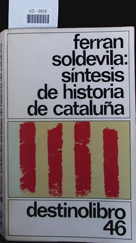 Imagen del vendedor de Sntesis de historia de Catalua. a la venta por Antiquariat Bookfarm