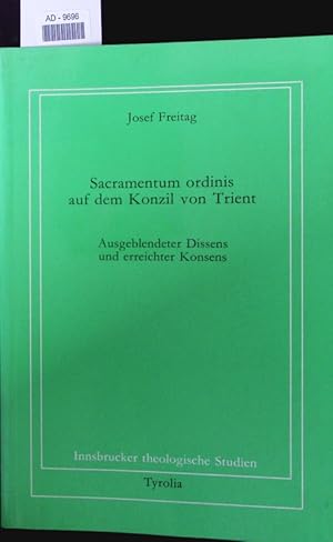 Bild des Verkufers fr Sacramentum ordinis auf dem Konzil von Trient. zum Verkauf von Antiquariat Bookfarm