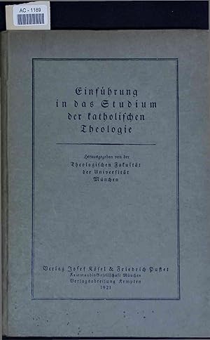 Seller image for Einfhrung in das Studium der katholischen Theologie. AC-1189 for sale by Antiquariat Bookfarm
