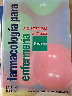 Image du vendeur pour FARMACOLOGIA PARA ENFERMERIA. mis en vente par Libreria Lopez de Araujo