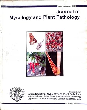 Seller image for Journal of Mycology and Plant Pathology Volume 36 (3) for sale by Majestic Books