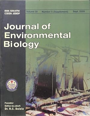 Seller image for Journal of Environmental Biology Volume 30 Number 5 for sale by Majestic Books