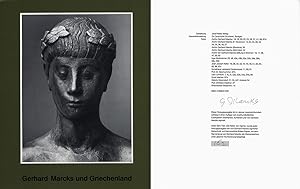 Seller image for Gerhard Marcks und Griechenland. [Nummeriertes, signiertes Exemplar]. Mythos, Landschaft, Leben. for sale by Antiquariat Lenzen