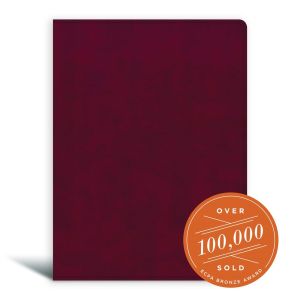 CSB Tony Evans Study Bible, Burgundy LeatherTouch, Black Letter, Study Notes and Commentary, Arti...