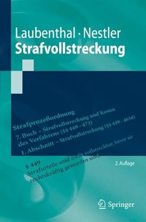 Image du vendeur pour Strafvollstreckung -Language: german mis en vente par GreatBookPrices