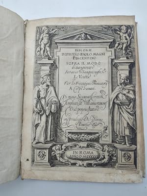 Discorsi sopra il modo di sanguinare, attaccar le sanguisughe, & le ventose far le fregagioni & v...