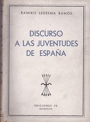 Seller image for Discurso a las juventudes de Espaa for sale by LIBRERA GULLIVER