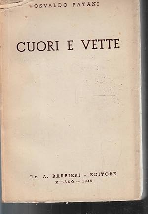 Bild des Verkufers fr CUORI E VETTE zum Verkauf von Laboratorio del libro