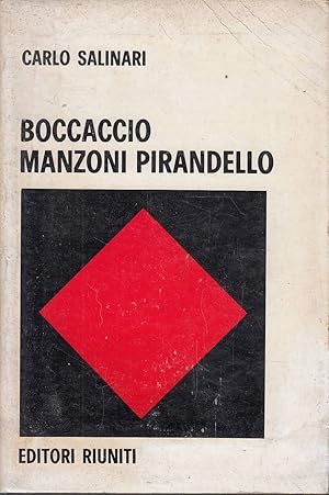 Boccaccio Manzoni Pirandello