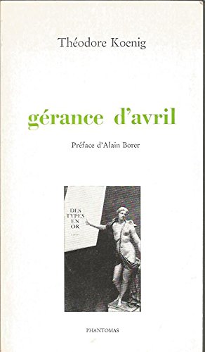 Seller image for Grance d'avril for sale by Ammareal