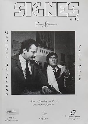 Georges Brassens - Paul Fort Revue Signes 15