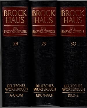 Brockhaus Die Enzyklopädie. Herausgegeben vom Wissenschaftlichen Rat der Dudenredaktion. Zwanzigs...