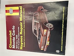 Chevrolet Monte Carlo (70-88) Haynes Repair Manual (Does not include information specific to dies...
