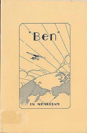 Seller image for Ben" The Life Story Of Col. Carl Ben Eielson -- In Memoriam for sale by The Book Shelf