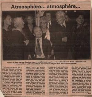 Atmosphère. atmosphère, [1985]