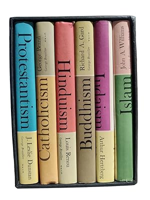 Seller image for Great Religions of Modern Man. Six Volume Set. Protestantism, Catholicism, Hinduism, Buddhism, Judaism, Islam for sale by Rebound Centre