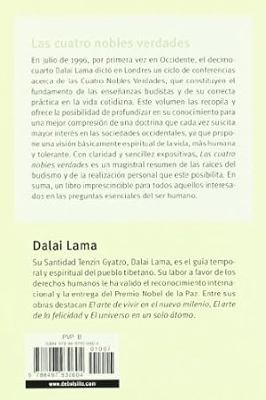 Bild des Verkufers fr Las cuatro nobles verdades (AUTOAYUDA) (Spanish Edition) zum Verkauf von -OnTimeBooks-